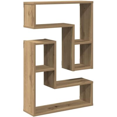 vidaXL Wandkubusplanken 2 stuks Artisan Eiken 50x15x50 cm - Wandkubusplanken vidaXL Wandkubusplanken 2 stuks Artisan Eiken 50x15x50 cm - Wandkubusplanken