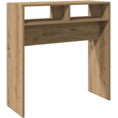 vidaXL Console Table Artisan Oak - 78x30x80 cm - Bijzettafel vidaXL Console Table Artisan Oak - 78x30x80 cm - Bijzettafel
