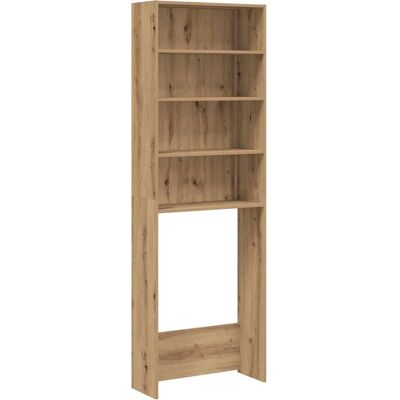 vidaXL Armoire de lave-linge chêne artisanal 64x24x190 cm vidaXL Armoire de lave-linge chêne artisanal 64x24x190 cm