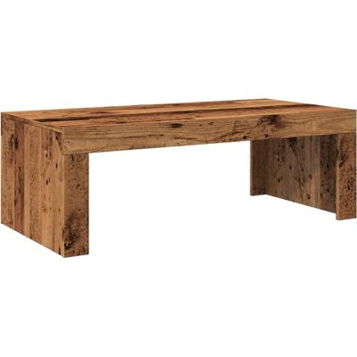 vidaXL Houten Salontafel - 102x50x35 cm - Modern ontwerp vidaXL Houten Salontafel - 102x50x35 cm - Modern ontwerp