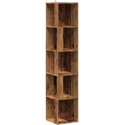 vidaXL Eckregal Artisan-Eiche Holzwerkstoff 33x33x165 cm vidaXL Eckregal Artisan-Eiche Holzwerkstoff 33x33x165 cm