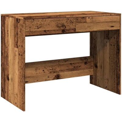 vidaXL Alt-Holz Schreibtisch 101x50x76,5 cm Braun - Schreibtisch vidaXL Alt-Holz Schreibtisch 101x50x76,5 cm Braun - Schreibtisch