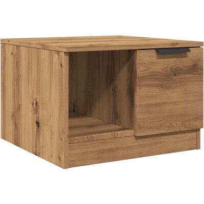 vidaXL Eichen-Couchtisch - Ingenieurholz, 50x50x36 cm - Couchtisch vidaXL Eichen-Couchtisch - Ingenieurholz, 50x50x36 cm - Couchtisch