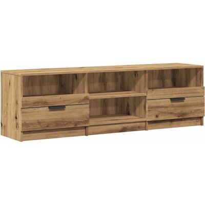 vidaXL 856853 Artisan Eichen TV-Schrank - Holz Unterhaltungszentrum vidaXL 856853 Artisan Eichen TV-Schrank - Holz Unterhaltungszentrum