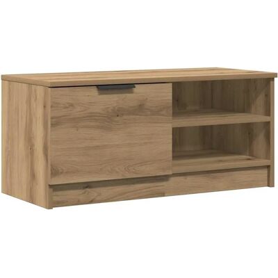 vidaXL TV Kast Kunsthouten Eik - 80x35x36,5 cm vidaXL TV Kast Kunsthouten Eik - 80x35x36,5 cm
