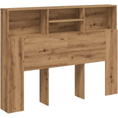 vidaXL Kopfteil Mit Stauraum -Optik Artisan Eiche 140x19x103,5 cm vidaXL Kopfteil Mit Stauraum -Optik Artisan Eiche 140x19x103,5 cm