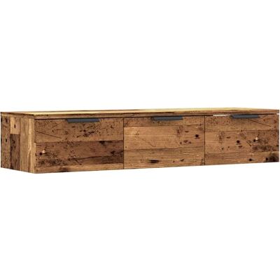 vidaXL Wandregal aus Altholz - 102x30x20 cm - Stilvoller Stauraum vidaXL Wandregal aus Altholz - 102x30x20 cm - Stilvoller Stauraum