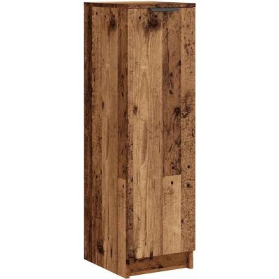 vidaXL Schuhschrank - 29,5x35x100,5 cm - bewerkt - Holz - alt vidaXL Schuhschrank - 29,5x35x100,5 cm - bewerkt - Holz - alt