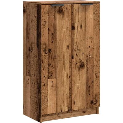 vidaXL Oude Houten Schoenenkast - Grote Opbergruimte Duurzaam engineeringhout vidaXL Oude Houten Schoenenkast - Grote Opbergruimte Duurzaam engineeringhout