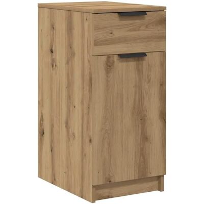 vidaXL Armario de escritorio roble 33x50x75 cm - Mueble de almacenamiento vidaXL Armario de escritorio roble 33x50x75 cm - Mueble de almacenamiento
