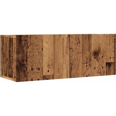 vidaXL Wand-TV-Schrank 2 Stk. Altholz-Optik vidaXL Wand-TV-Schrank 2 Stk. Altholz-Optik