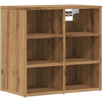 vidaXL Schuhschrank Artisan-Eiche - 52x30x50 cm vidaXL Schuhschrank Artisan-Eiche - 52x30x50 cm