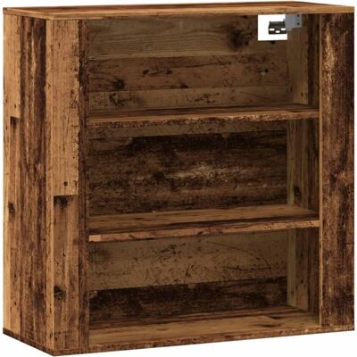 vidaXL Armoire murale vieux bois 80x33x80 cm - Armoire murale - Publicité vidaXL Armoire murale vieux bois 80x33x80 cm - Armoire murale - Publicité