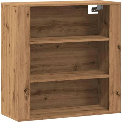 Armoire murale chêne artisanal - 80x33x80cm - Rangement mural - Publicité Armoire murale chêne artisanal - 80x33x80cm - Rangement mural - Publicité