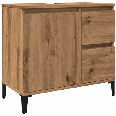 vidaXL Sæbedragt med ege 65x33x60 cm - Badeværelse opbevaring vidaXL Sæbedragt med ege 65x33x60 cm - Badeværelse opbevaring