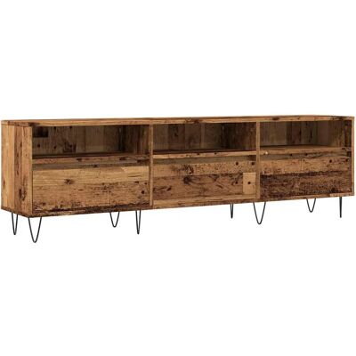 vidaXL 857187 Old Wood TV Schrank - TV Schrank vidaXL 857187 Old Wood TV Schrank - TV Schrank