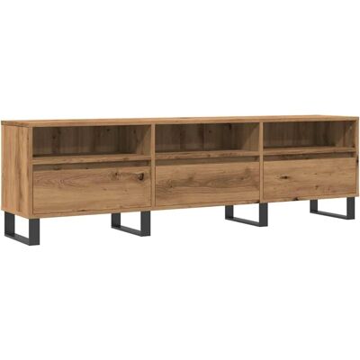 vidaXL Eikenhouten TV Kast - Engineered Wood, 150x30x44.5 cm vidaXL Eikenhouten TV Kast - Engineered Wood, 150x30x44.5 cm