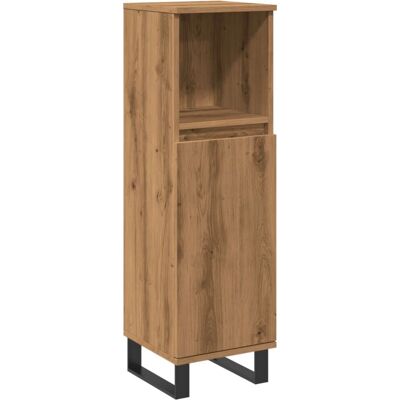 vidaXL Badeværelsesmøbel - Håndlavet eg - 30x30x100 cm - Badeværelsesmøbel vidaXL Badeværelsesmøbel - Håndlavet eg - 30x30x100 cm - Badeværelsesmøbel