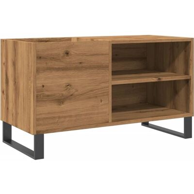 vidaXL Mueble Discos Artisan Oak 84,5x38x48 cm - Record Cabinet - Publicité vidaXL Mueble Discos Artisan Oak 84,5x38x48 cm - Record Cabinet - Publicité