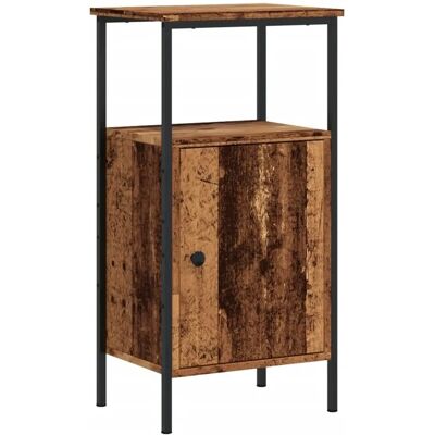vidaXL Table de nuit aspect bois recyclé - table de nuit - 41x31x80 cm - Marron - Table de nuit - Publicité vidaXL Table de nuit aspect bois recyclé - table de nuit - 41x31x80 cm - Marron - Table de nuit - Publicité