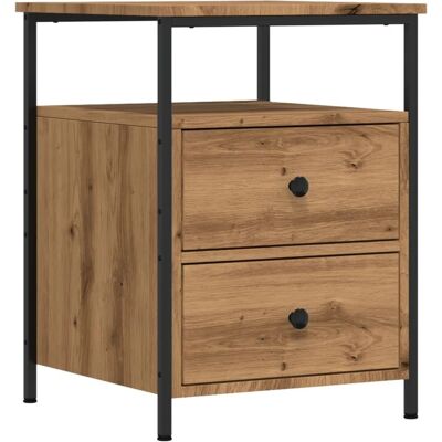 vidaXL Nachttisch Artisan Eiche 44x45x60 cm - Nachttisch vidaXL Nachttisch Artisan Eiche 44x45x60 cm - Nachttisch