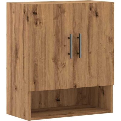 vidaXL Wandregal Artisan Eiche 60x31x70 cm Spanplatte - Wall Cabinet vidaXL Wandregal Artisan Eiche 60x31x70 cm Spanplatte - Wall Cabinet