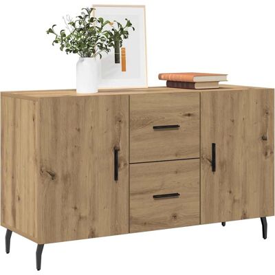 vidaXL Eichen Sideboard - Robuster Stauraum - Raumorganizer vidaXL Eichen Sideboard - Robuster Stauraum - Raumorganizer