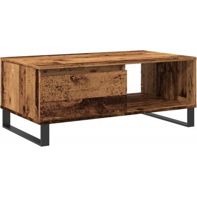 vidaXL 857338 Oude Hout Salontafel - Bijzettafel vidaXL 857338 Oude Hout Salontafel - Bijzettafel