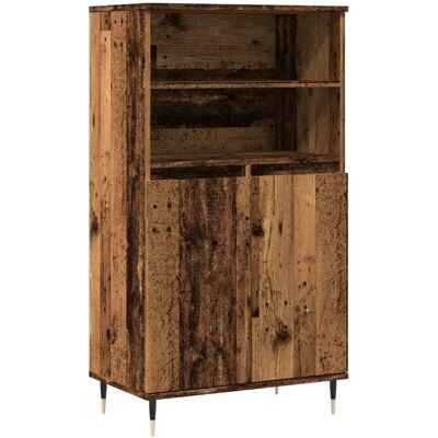 vidaXL Altes Holz Highboard - Sideboard, Stauraum, Eichenoptik vidaXL Altes Holz Highboard - Sideboard, Stauraum, Eichenoptik