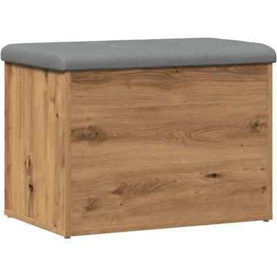 vidaXL Opbergbank - Eikenbruin - 62x42x45 cm - Opbergbank vidaXL Opbergbank - Eikenbruin - 62x42x45 cm - Opbergbank