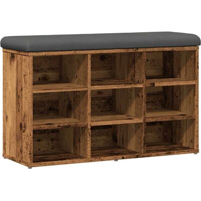 vidaXL Alte Holz Sitzbank - Schuhablage - 82x32x50 cm vidaXL Alte Holz Sitzbank - Schuhablage - 82x32x50 cm