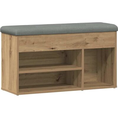 vidaXL Schuhbank Artisan Eiche - Engineered Wood - 82x32x45,5 cm vidaXL Schuhbank Artisan Eiche - Engineered Wood - 82x32x45,5 cm