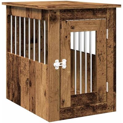 vidaXL Hundekasse Møbel Gammelt Træ 45x62x59 cm - Hundehus & Sidebord vidaXL Hundekasse Møbel Gammelt Træ 45x62x59 cm - Hundehus & Sidebord