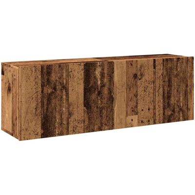 vidaXL Wandmontierte TV-Schränke - Alt Holz - 2 Stück vidaXL Wandmontierte TV-Schränke - Alt Holz - 2 Stück