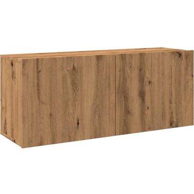 vidaXL Wandgemonteerde TV Kast - Eiken vidaXL Wandgemonteerde TV Kast - Eiken