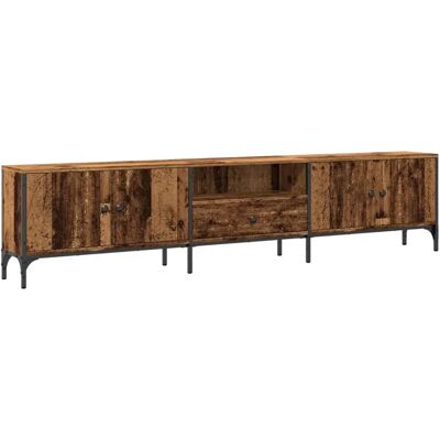 vidaXL Alter Holz TV-Schrank mit Schublade - TV-Schrank vidaXL Alter Holz TV-Schrank mit Schublade - TV-Schrank