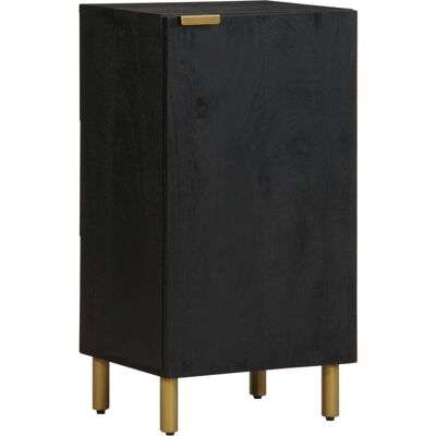 vidaXL Sideboard Schwarz 40x33x75 cm Holzwerkstoff - Sideboard vidaXL Sideboard Schwarz 40x33x75 cm Holzwerkstoff - Sideboard