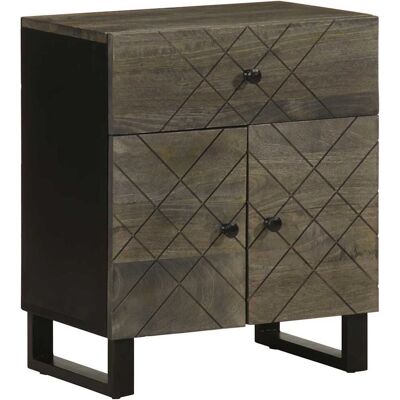 vidaXL 4017695 Niche de nuit noire - Table de chevet en mango massif - Publicité vidaXL 4017695 Niche de nuit noire - Table de chevet en mango massif - Publicité