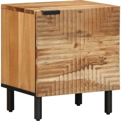 vidaXL Nachttisch - 40x33x46 cm - Massiv Akazie - Braun - Nachttisch vidaXL Nachttisch - 40x33x46 cm - Massiv Akazie - Braun - Nachttisch