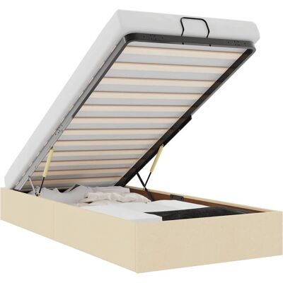 Cadre de lit VidaXL - Ottoman avec rangement 80x200 - Design Moderne Cadre de lit VidaXL - Ottoman avec rangement 80x200 - Design Moderne