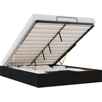 Cadre de lit vidaXL avec rangement - 160x200cm Cadre de lit vidaXL avec rangement - 160x200cm
