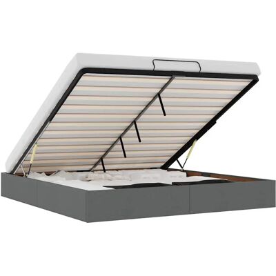 Structure de lit VidaXL avec rangement - Design moderne Structure de lit VidaXL avec rangement - Design moderne