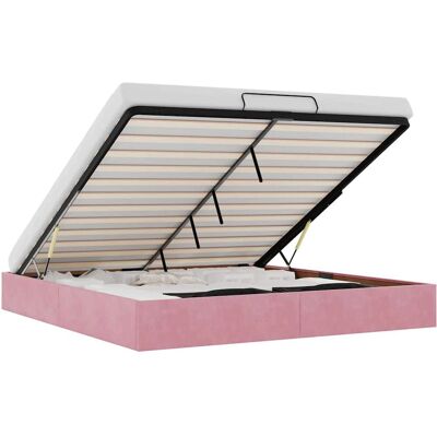 vidaXL Rosa Ottoman-Bett - Bettgestell vidaXL Rosa Ottoman-Bett - Bettgestell