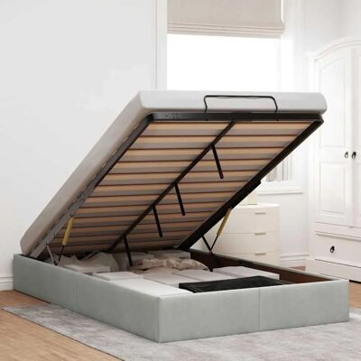 vidaXL Ottoman Bed Frame Double Velvet - Bed Type vidaXL Ottoman Bed Frame Double Velvet - Bed Type