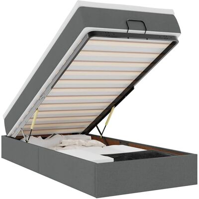VidaXL Bett mit Stauraum - Modell 5067 - Dunkelgrau VidaXL Bett mit Stauraum - Modell 5067 - Dunkelgrau