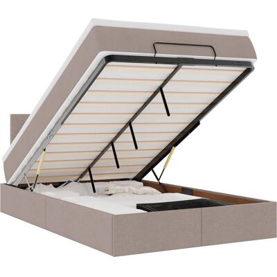 vidaXL Ottoman-Bett mit Matratze - Stauraum & Komfort vidaXL Ottoman-Bett mit Matratze - Stauraum & Komfort