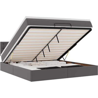 vidaXL Modell 3312170 Grau Stauraumbett - Bett vidaXL Modell 3312170 Grau Stauraumbett - Bett