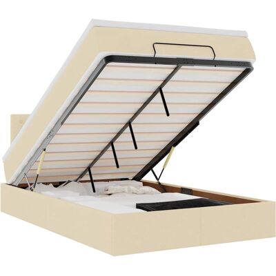 vidaXL Bett mit Stauraum - 180x200cm Ottomane Bett mit LEDs vidaXL Bett mit Stauraum - 180x200cm Ottomane Bett mit LEDs