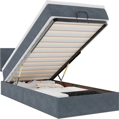 vidaXL Bed met Opbergruimte - Model 3312543 - Bed vidaXL Bed met Opbergruimte - Model 3312543 - Bed