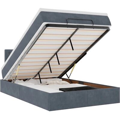 VidaXL Bett mit Stauraum - Verstellbare LED-Beleuchtung VidaXL Bett mit Stauraum - Verstellbare LED-Beleuchtung